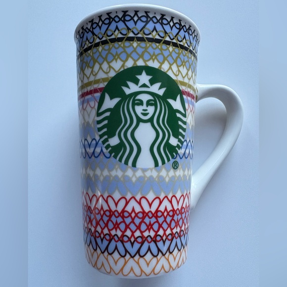 Starbucks Other - Starbucks Valentine's Day 2019 Multicolor Hearts Tall Coffee Tea Latte Mug 16oz